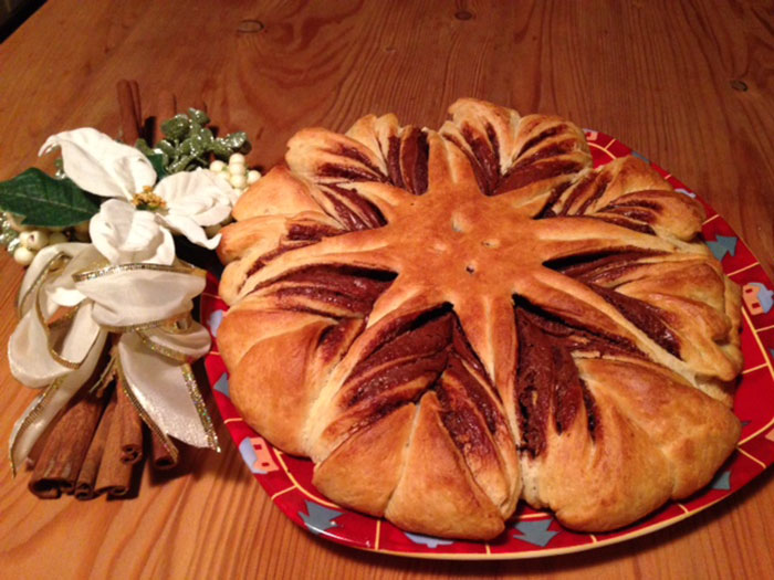 Stella di Pan brioches alla nutella Ela Blog